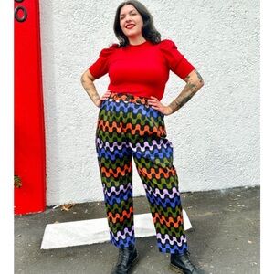 Nooworks Business Pant Ditto Print NWT - Size L